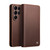 QIALINO - Galaxy S26 Ultra 5G Classic Gen2 Genuine Leather Phone Case - Brown