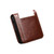 QIALINO - Galaxy Z Flip7 5G Classic 103 Buckle Genuine Leather Phone Case - Brown