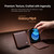 QIALINO - Galaxy Z Flip8 5G Classic Gen2 Genuine Leather Phone Case - Brown