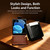 QIALINO - Galaxy Z Flip8 5G Classic 103 Buckle Genuine Leather Phone Case - Brown