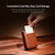QIALINO - Galaxy Z Flip8 5G Vintage Calfskin Genuine Leather Phone Case - Light Brown