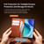QIALINO - Galaxy Z Fold8 5G Vintage Calfskin Genuine Leather Phone Case - Light Brown