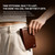 QIALINO - Galaxy Z Fold8 5G Classic 103 Buckle Genuine Leather Phone Case - Brown