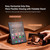 QIALINO - Galaxy Z Fold8 5G Vintage Calfskin Genuine Leather Phone Case - Dark Brown