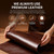 QIALINO - Galaxy Z Fold8 Ultra 5G Classic 103 Buckle Genuine Leather Phone Case - Brown