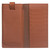QIALINO - iPhone 11 Nappa Texture Top-grain Leather Horizontal Flip Wallet Case with Card Slots - Brown