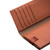 QIALINO - iPhone 11 Pro Nappa Texture Top-grain Leather Horizontal Flip Wallet Case with Card Slots - Brown