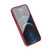 QIALINO - iPhone 12 / 12 Pro Shockproof Cowhide Leather Protective Case - Red