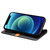 QIALINO - iPhone 12 / 12 Pro Business Horizontal Flip Leather Case with Holder & Card Slots & Wallet - Black