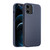 QIALINO - iPhone 12 mini Shockproof Cowhide Leather Protective Case - Blue