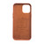 QIALINO - iPhone 12 Pro Max Shockproof Cowhide Leather Protective Case - Brown