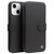 QIALINO - iPhone 13 mini Magnetic Buckle Phone Leather Case with Card Slot - Black