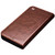 QIALINO - iPhone 13 mini Horizontal Flip Leather Case with Holder & Card Slots & Wallet - Brown