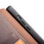 QIALINO - iPhone 13 mini Business Horizontal Flip Leather Case with Holder & Card Slots & Wallet - Brown