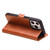 QIALINO - iPhone 13 Pro Magnetic Buckle Leather Phone Case - Brown