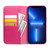 QIALINO - iPhone 13 Pro Business Horizontal Flip Leather Case with Holder & Card Slots & Wallet - Rose Red