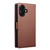 QIALINO - iPhone 17 Classics 3rd Genuine Leather Phone Case - Brown