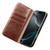 QIALINO - iPhone 18 Pro / 17 Pro Classic Genuine Leather Phone Case - Brown