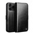 QIALINO - iPhone 17 Pro Max Classic 103 Buckle Genuine Leather Phone Case - Black