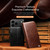 QIALINO - iPhone 18 Pro Classic 103 Buckle Genuine Leather Phone Case - Brown