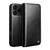 QIALINO - iPhone 18 Pro Max Classic Genuine Leather Phone Case - Black