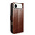 QIALINO - iPhone Air Classic 103 Buckle Genuine Leather Phone Case - Brown
