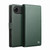 QIALINO - iPhone Air Classics 3rd Genuine Leather Phone Case - Cyan