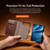 QIALINO - iPhone Duo Classic 103 Buckle Genuine Leather Phone Case - Brown