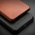 QIALINO - iPhone X / XS Shockproof Cowhide Leather Protective Case - Dark Brown