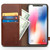 QIALINO - iPhone X / XS Crazy Horse Business Horizontal Flip Leather Case with Holder & Card Slots, Style:With Buckle - Brown
