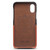 QIALINO - iPhone X / XS Crocodile Texture Cowhide Leather Protective Case