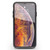 QIALINO - iPhone XS Max Shockproof Weave Cowhide Leather Protective Case - Black