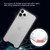 MyBat Sturdy Gummy Cover for iPhone 11 Pro Max - Highly Transparent Clear/Natural Black