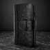 Piel Frama 764 Black Ostrich WalletMagnum Leather Case for Apple iPhone 7 / 8