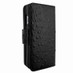 Piel Frama 764 Black Ostrich WalletMagnum Leather Case for Apple iPhone 7 / 8