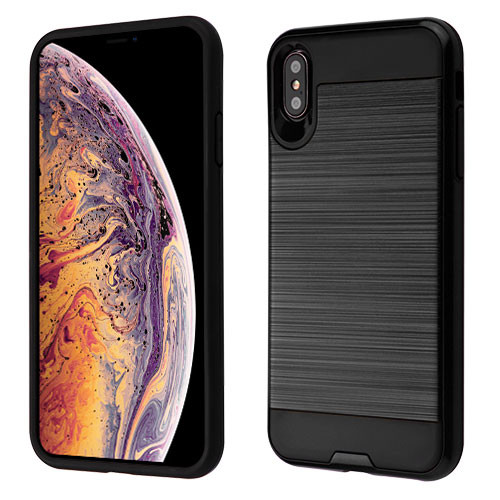 Asmyna Brushed Hybrid Protector Cover for Apple iPhone XS Max