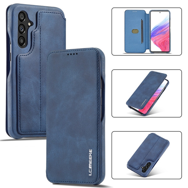 Samsung Cases - Galaxy A54 5G Cases Flip Leather Blue