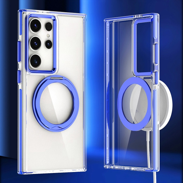 Samsung Cases - Galaxy S24 Ultra Cases Holder Magnetic Blue
