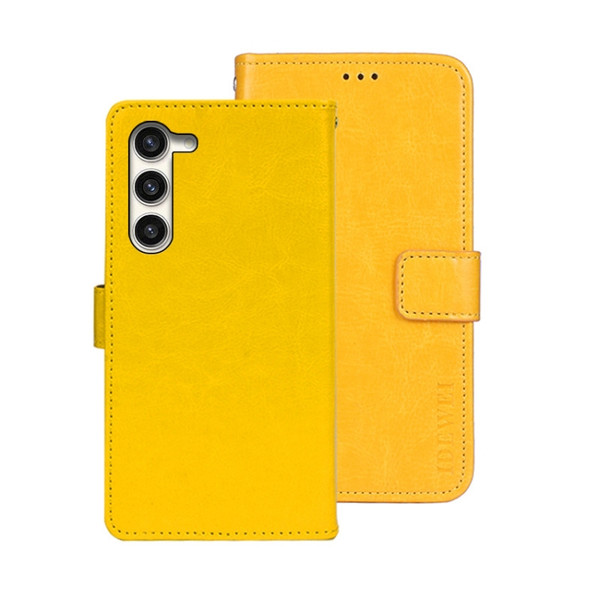 Samsung Cases - Galaxy S24 Cases Leather Texture Yellow