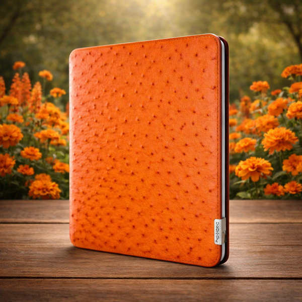 Piel Frama 818 Orange Ostrich FramaSlim Leather Case for iPad Air