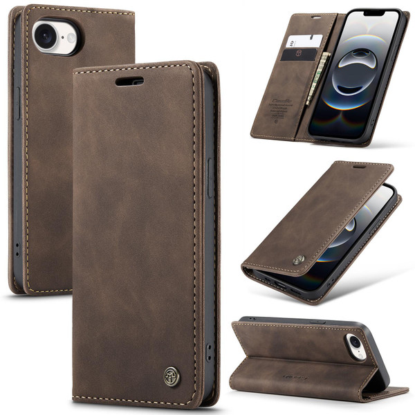 iPhone 16e CaseMe 013 Multifunctional Horizontal Flip Leather