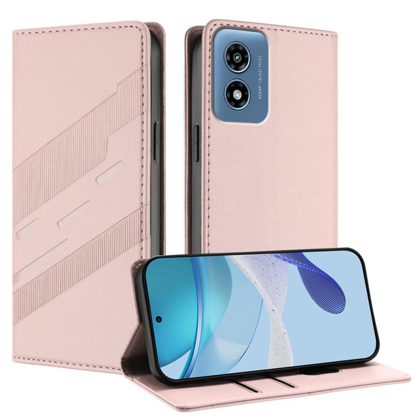 Moto G Play 2024 Embossed Multi-functional Wallet Retro Leather