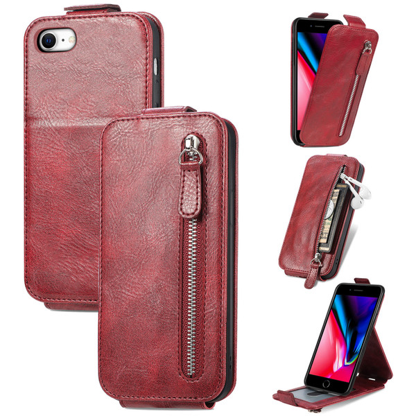 iPhone 7 / 8 / SE 2020 / SE 2022 Zipper Wallet Vertical Flip