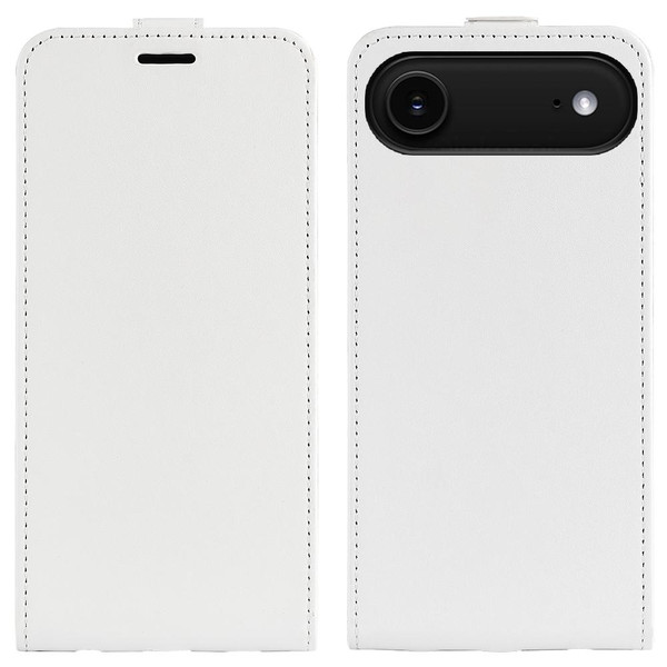 iPhone Air R64 Texture Single Vertical Flip Leather Phone Case - White
