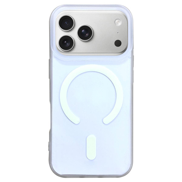 iPhone 17 Pro Dual-Side Frosted MagSafe Clear Phone Case - White
