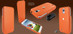 Piel Frama 618 iMagnum Orange Leather Case for Samsung Galaxy S4