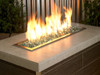 1/2" Evergreen Reflective Fire Glass with Flames