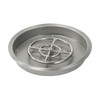 19" Round Drop-In Pan with AWEIS System (12" Fire Pit Ring) - Natural Gas