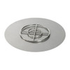 30" Round Stainless Steel Flat Pan with 18" Ring