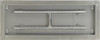 24" x 8" Stainless Steel Rectangular Drop-In Fire Pit Pan top